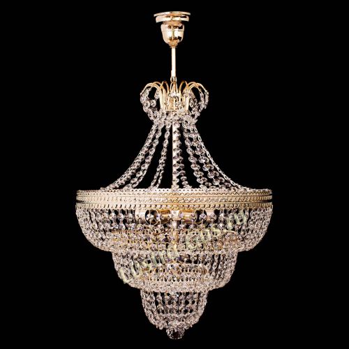 Люстра Каскад Флоренция обтикон №5 с подвесом в Подольске Гусь Хрустальный