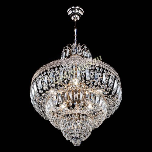 Люстра Каскад Флоренция обтикон №5 удлиненная в Подольске Гусь Хрустальный