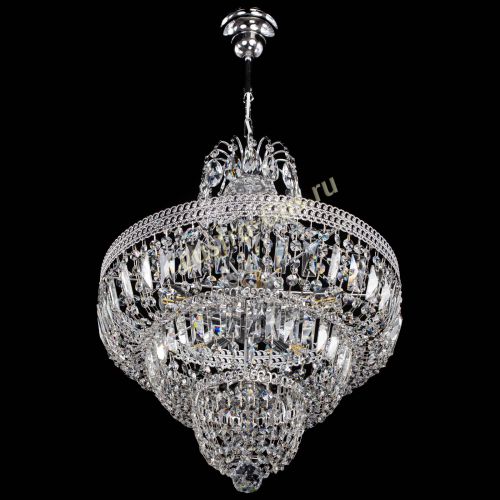 Люстра Каскад Флоренция обтикон №5 удлиненная в Подольске Гусь Хрустальный