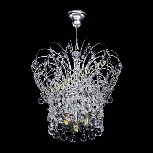 Люстра Каскад Шар №3 в Подольске Гусь Хрустальный