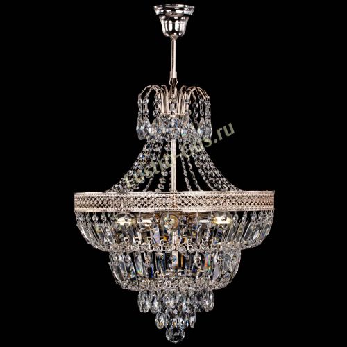 Люстра Каскад Венеция №5 с подвесом в Подольске Гусь Хрустальный