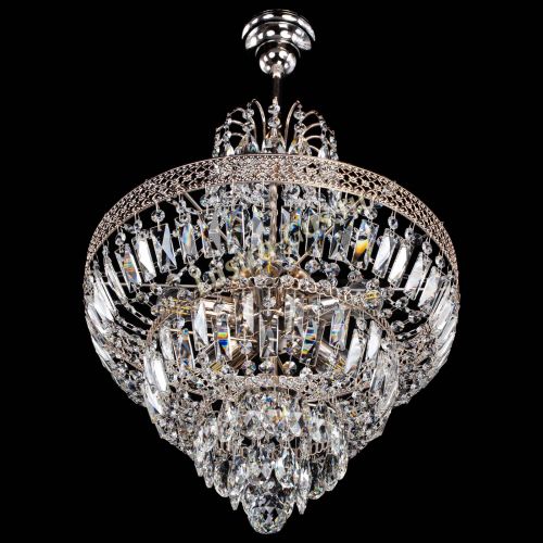 Люстра Каскад Венеция №5 с подвесом в Подольске Гусь Хрустальный