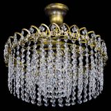 Люстра Хрустальная капель №3 под бронзу в Подольске