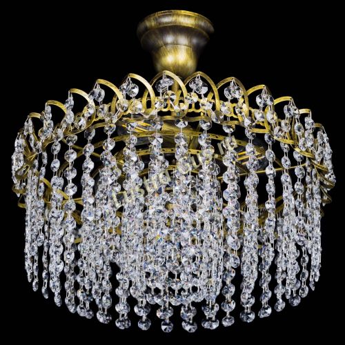 Люстра Хрустальная капель №3 под бронзу в Подольске Гусь Хрустальный