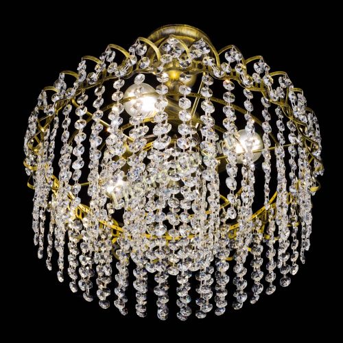 Люстра Хрустальная капель №3 под бронзу в Подольске Гусь Хрустальный