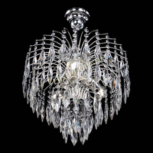 Люстра Хрустальные брызги камень Перо в Подольске Гусь Хрустальный