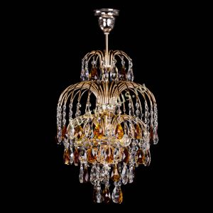 Люстра Хрустальные брызги с подвесом журавлик чайная в Подольске отзыв и фото покупателя