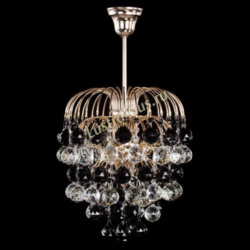 Люстра Хрустальные брызги шар 40 мм черная в Подольске Гусь Хрустальный
