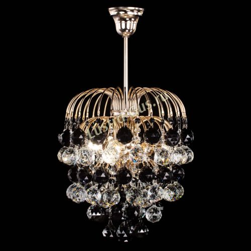 Люстра Хрустальные брызги шар 40 мм черная в Подольске Гусь Хрустальный