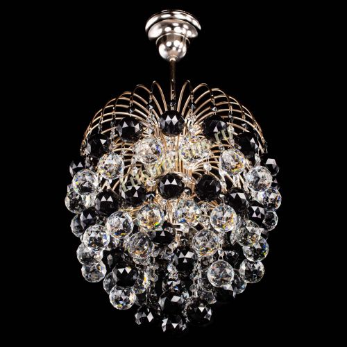 Люстра Хрустальные брызги шар 40 мм черная в Подольске Гусь Хрустальный