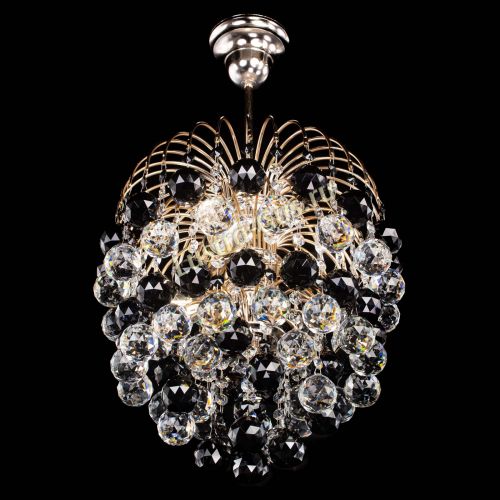 Люстра Хрустальные брызги шар 40 мм черная в Подольске Гусь Хрустальный