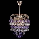 Люстра Хрустальные брызги шар 40 мм фиолетовая в Подольске