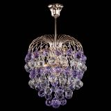 Люстра Хрустальные брызги шар 40 мм фиолетовая в Подольске