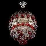 Люстра Хрустальные брызги шар 40 мм красная в Подольске Люстра Хрустальные брызги шар 40 мм красная в Подольске