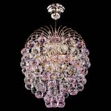 Люстра Хрустальные брызги шар 40 мм розовая в Подольске Люстра Хрустальные брызги шар 40 мм розовая в Подольске