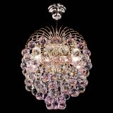 Люстра Хрустальные брызги шар 40 мм розовая в Подольске Люстра Хрустальные брызги шар 40 мм розовая в Подольске