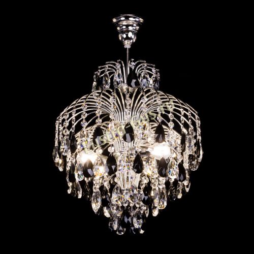 Люстра Хрустальные брызги Журавлик черный в Подольске Гусь Хрустальный