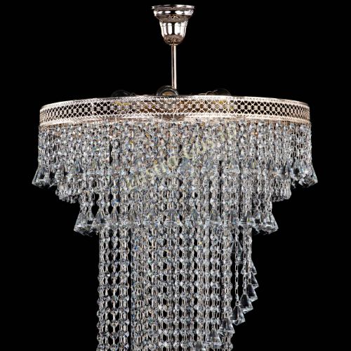 Люстра Кольцо №64 Венеция конус в Подольске Гусь Хрустальный