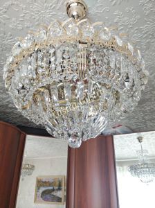 Люстра Кольцо Классика Пластинка с подвесом в Подольске отзыв и фото покупателя