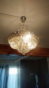 Люстра Кольцо Классика Пластинка с подвесом в Подольске отзыв и фото покупателя