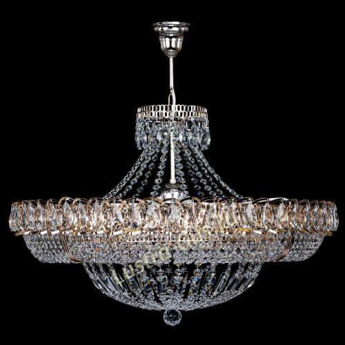 Люстра Кольцо Классика 6 ламп с подвесом в Подольске Гусь Хрустальный