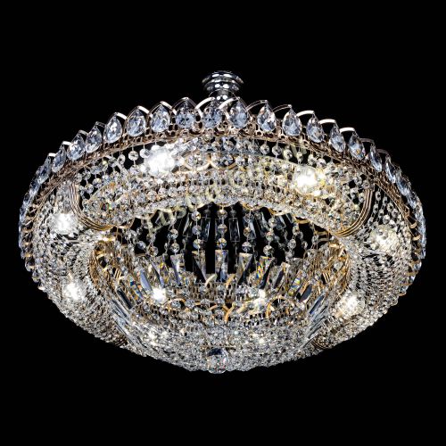 Люстра Кольцо Классика 6 ламп с подвесом в Подольске Гусь Хрустальный