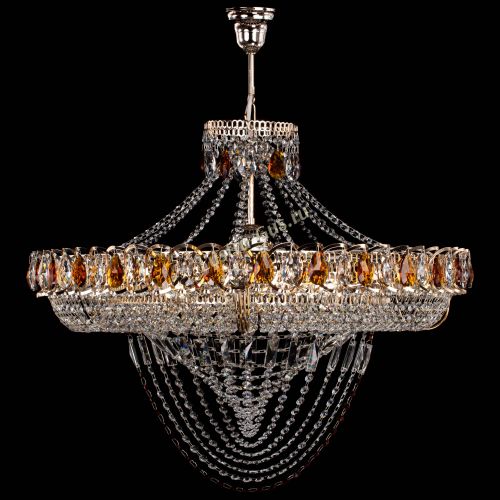 Люстра Кольцо Классика Веер №8 чайная в Подольске Гусь Хрустальный