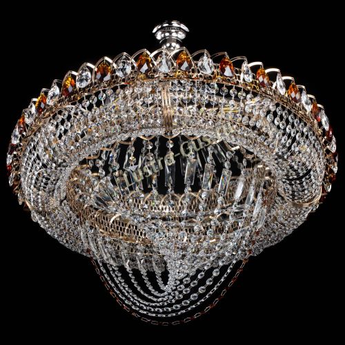 Люстра Кольцо Классика Веер №8 чайная в Подольске Гусь Хрустальный