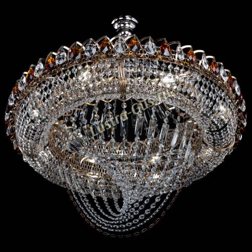 Люстра Кольцо Классика Веер №8 чайная в Подольске Гусь Хрустальный