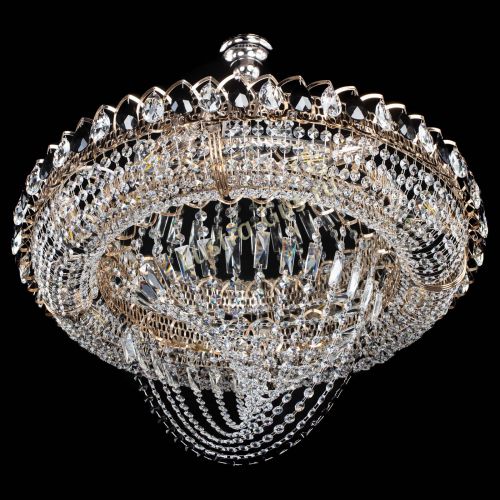 Люстра 	 Кольцо Классика Веер №8 черная в Подольске Гусь Хрустальный