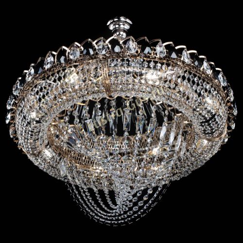 Люстра 	 Кольцо Классика Веер №8 черная в Подольске Гусь Хрустальный