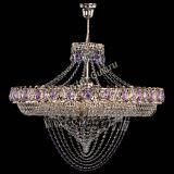 Люстра Кольцо Классика Веер №8 фиолетовая в Подольске Люстра Кольцо Классика Веер №8 фиолетовая в Подольске