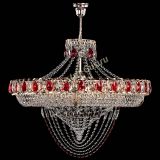 Люстра Кольцо Классика Веер №8 красная в Подольске