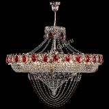 Люстра Кольцо Классика Веер №8 красная в Подольске