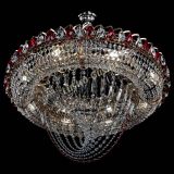 Люстра Кольцо Классика Веер №8 красная в Подольске