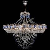 Люстра Кольцо Классика Веер №8 синяя в Подольске