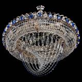 Люстра Кольцо Классика Веер №8 синяя в Подольске