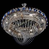 Люстра Кольцо Классика Веер №8 синяя в Подольске