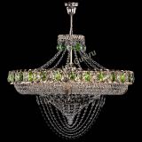 Люстра Кольцо Классика Веер №8 зеленая в Подольске