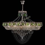 Люстра Кольцо Классика Веер №8 зеленая в Подольске