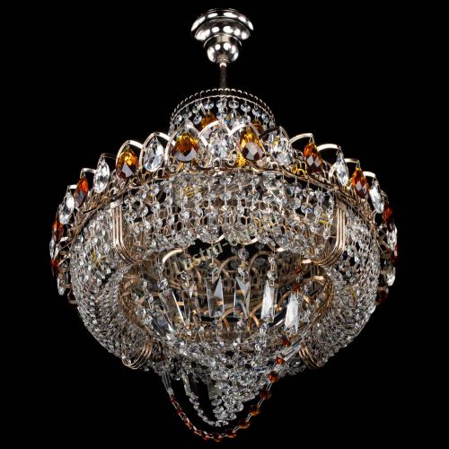 Люстра Кольцо Классика Веер чайная в Подольске Гусь Хрустальный