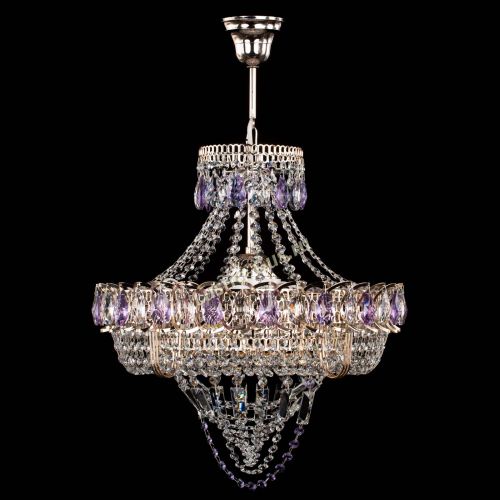 Люстра Кольцо Классика Веер фиолетовая в Подольске Люстра Кольцо Классика Веер фиолетовая в Подольске