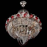 Люстра Кольцо Классика Веер красная в Подольске Люстра Кольцо Классика Веер красная в Подольске