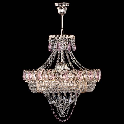 Люстра Кольцо Классика Веер розовая в Подольске Люстра Кольцо Классика Веер розовая в Подольске