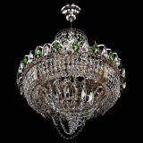 Люстра Кольцо Классика Веер зеленая в Подольске Люстра Кольцо Классика Веер зеленая в Подольске