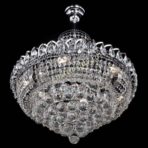 Люстра Кольцо Пирамида шар 40 подвесная в Подольске Гусь Хрустальный