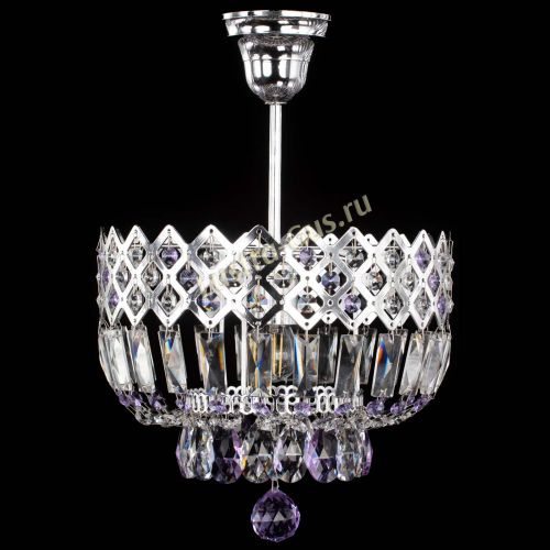 Люстра Корона №1 пластинка фиолетовая в Подольске Люстра Корона №1 пластинка фиолетовая в Подольске