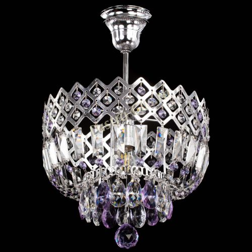 Люстра Корона №1 пластинка фиолетовая в Подольске Гусь Хрустальный