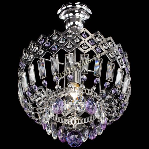 Люстра Корона №1 пластинка фиолетовая в Подольске Гусь Хрустальный