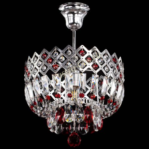 Люстра Корона №1 пластинка красная в Подольске Гусь Хрустальный